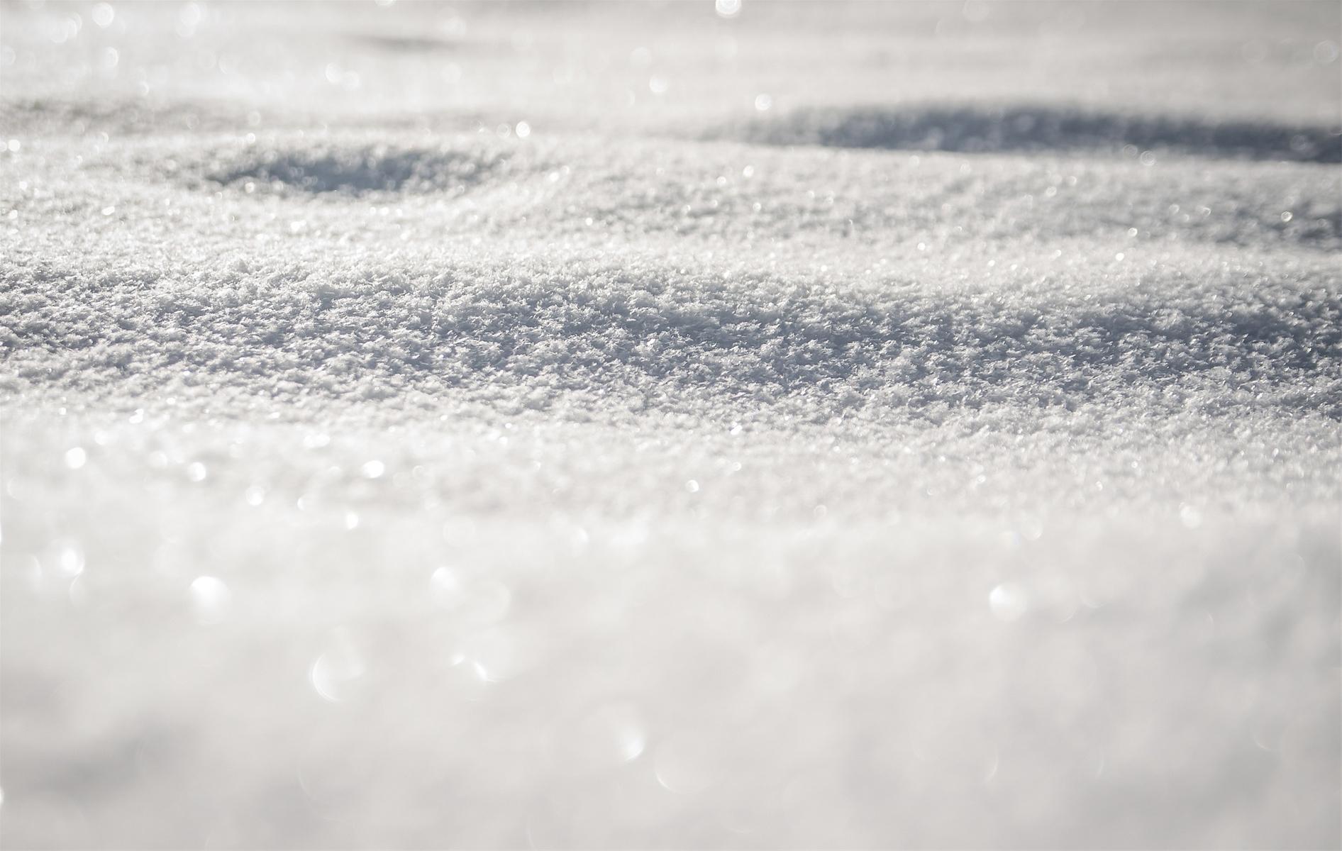 Close up Image of Fluffy Snow