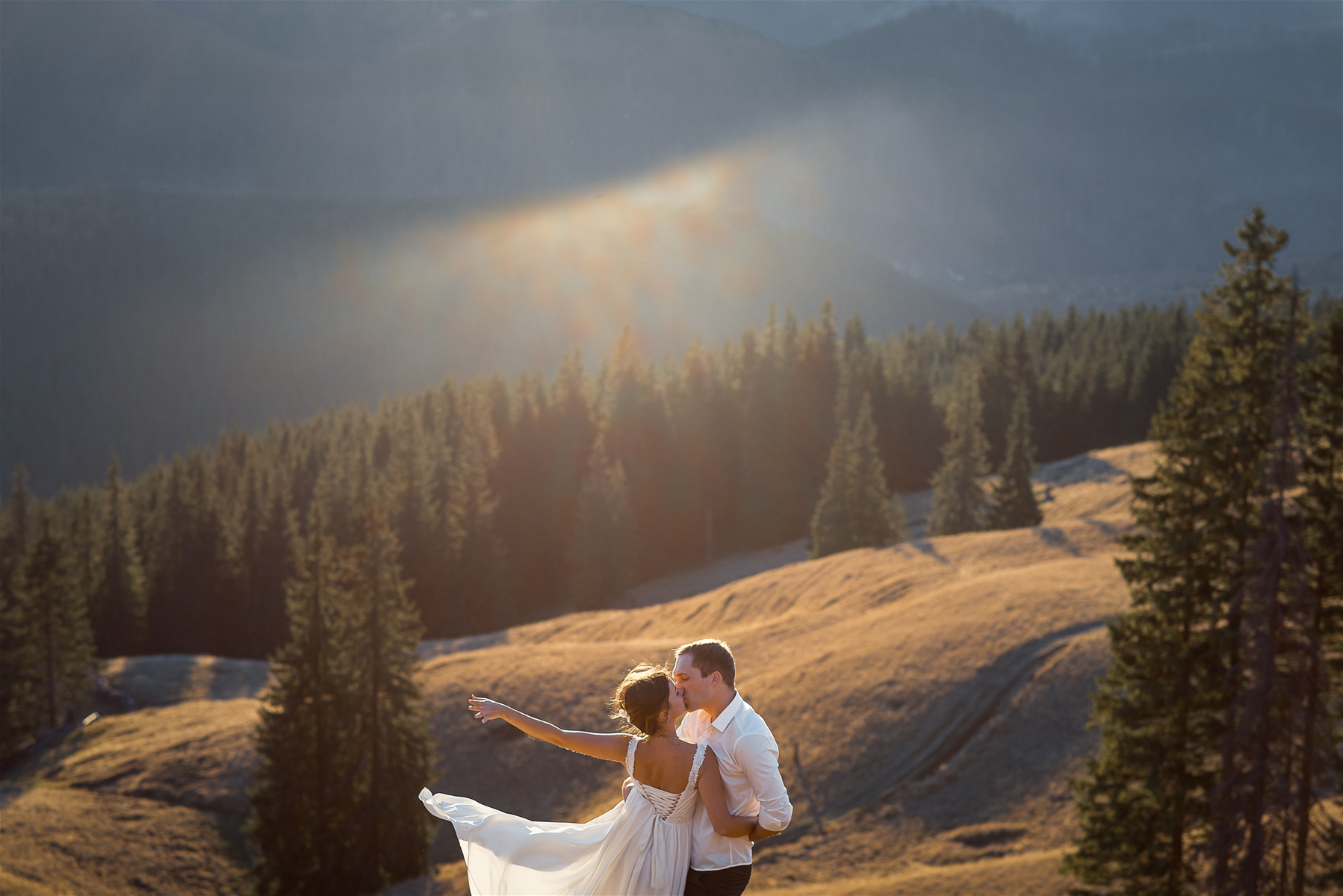 Wedding In Big Sky, Montana Mountains
