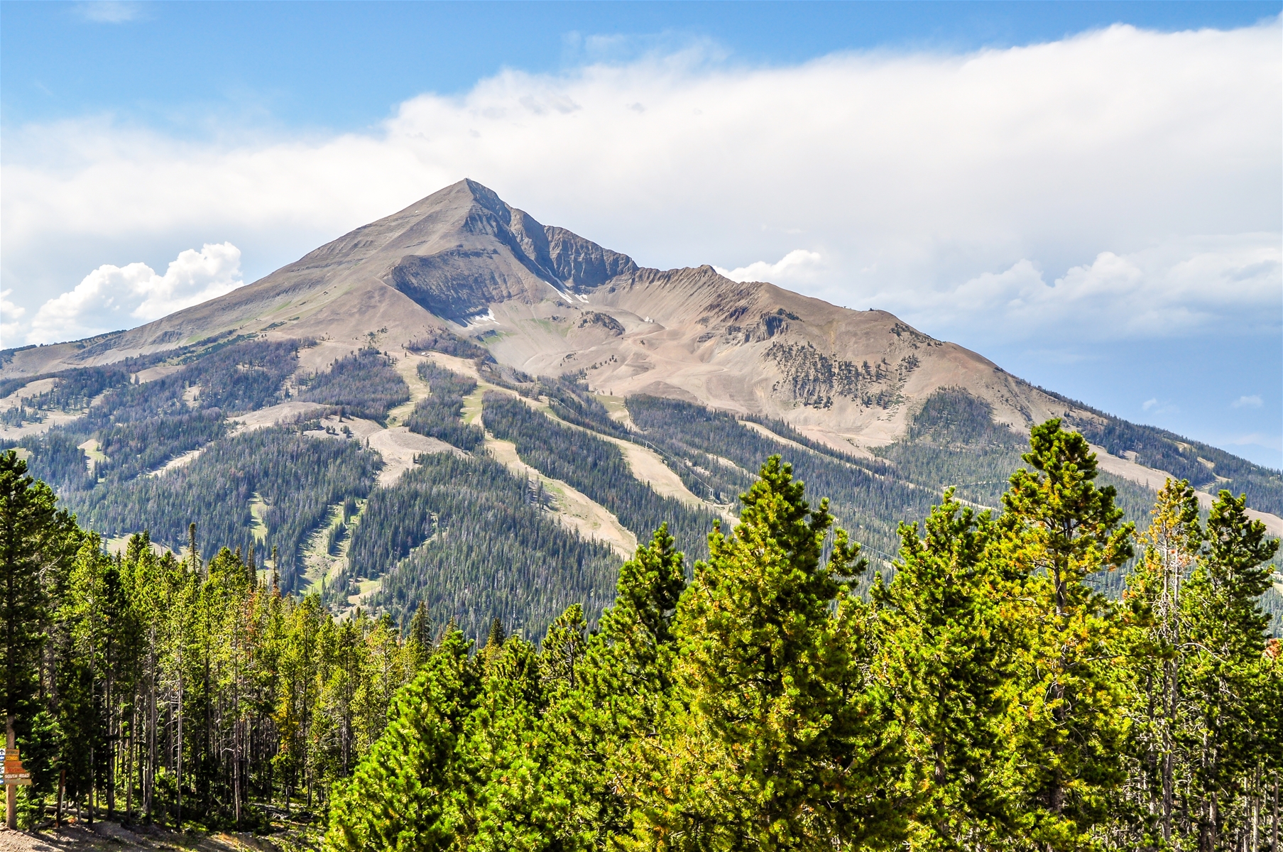 Lone Peak Montana in Summer