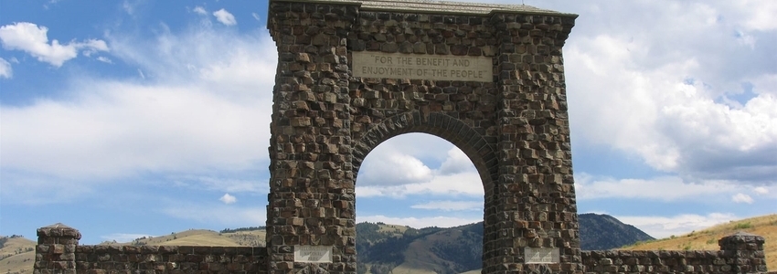 Yellowstone National Park North Entrance