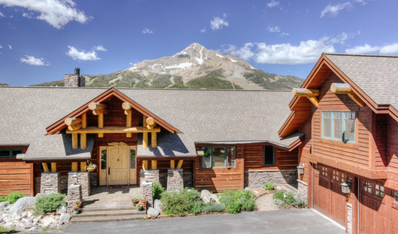 White Wolf Vacation Rental Entrance Big Sky Montana