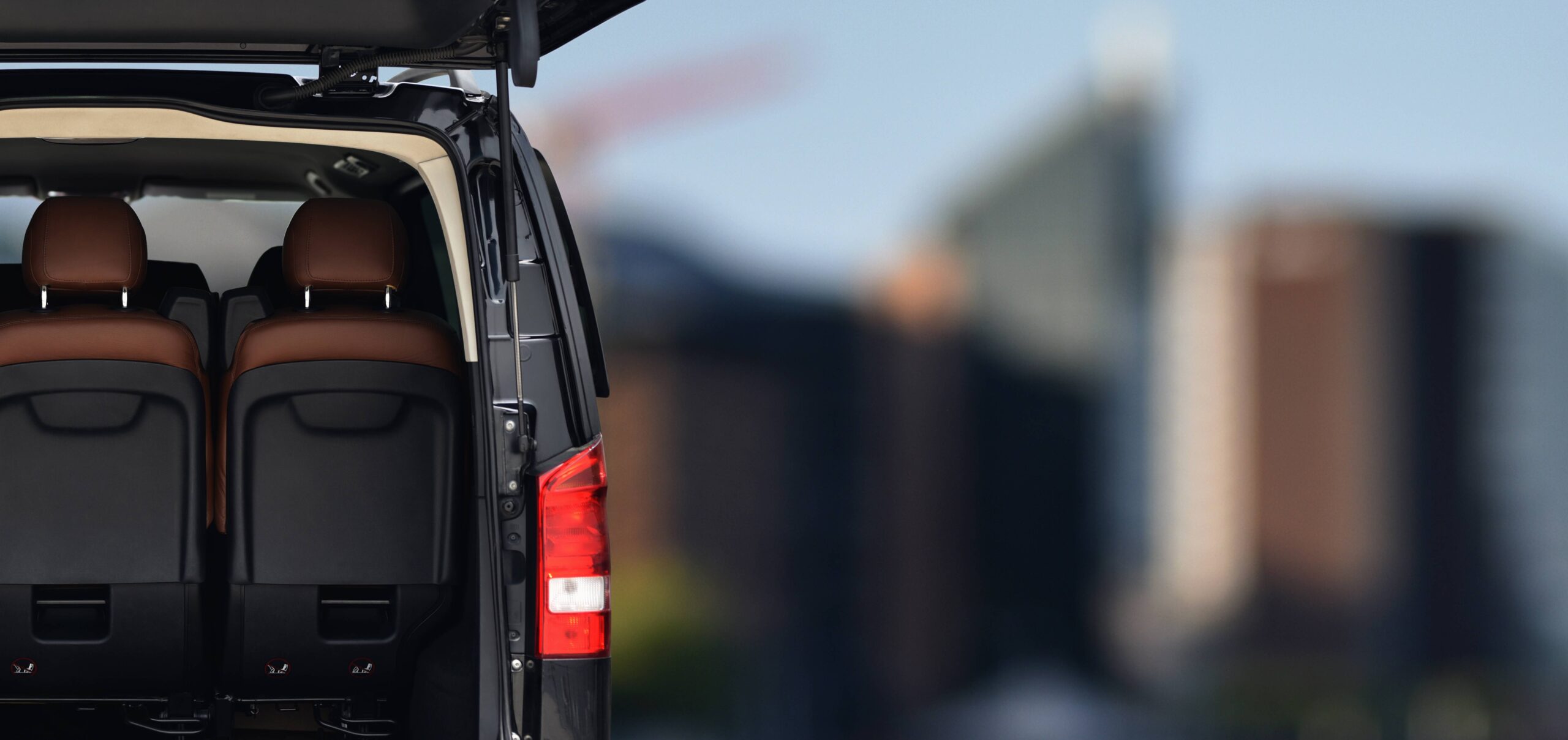 Back of a SUV