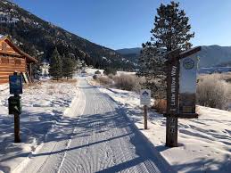 Nordic Ski Trail in Big Sky Montana