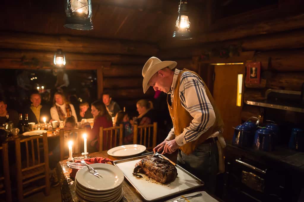 LMR sleigh ride dinner cabin