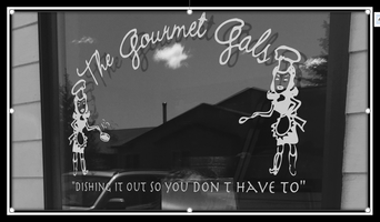 The Gourmet Gals Front Window Art