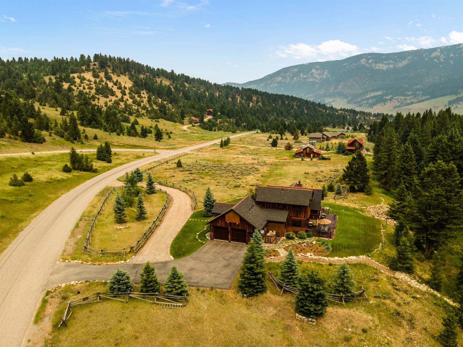 The Wildwood Lodge from Above