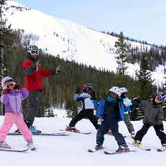 Ski School Kids at Big Sky Resort