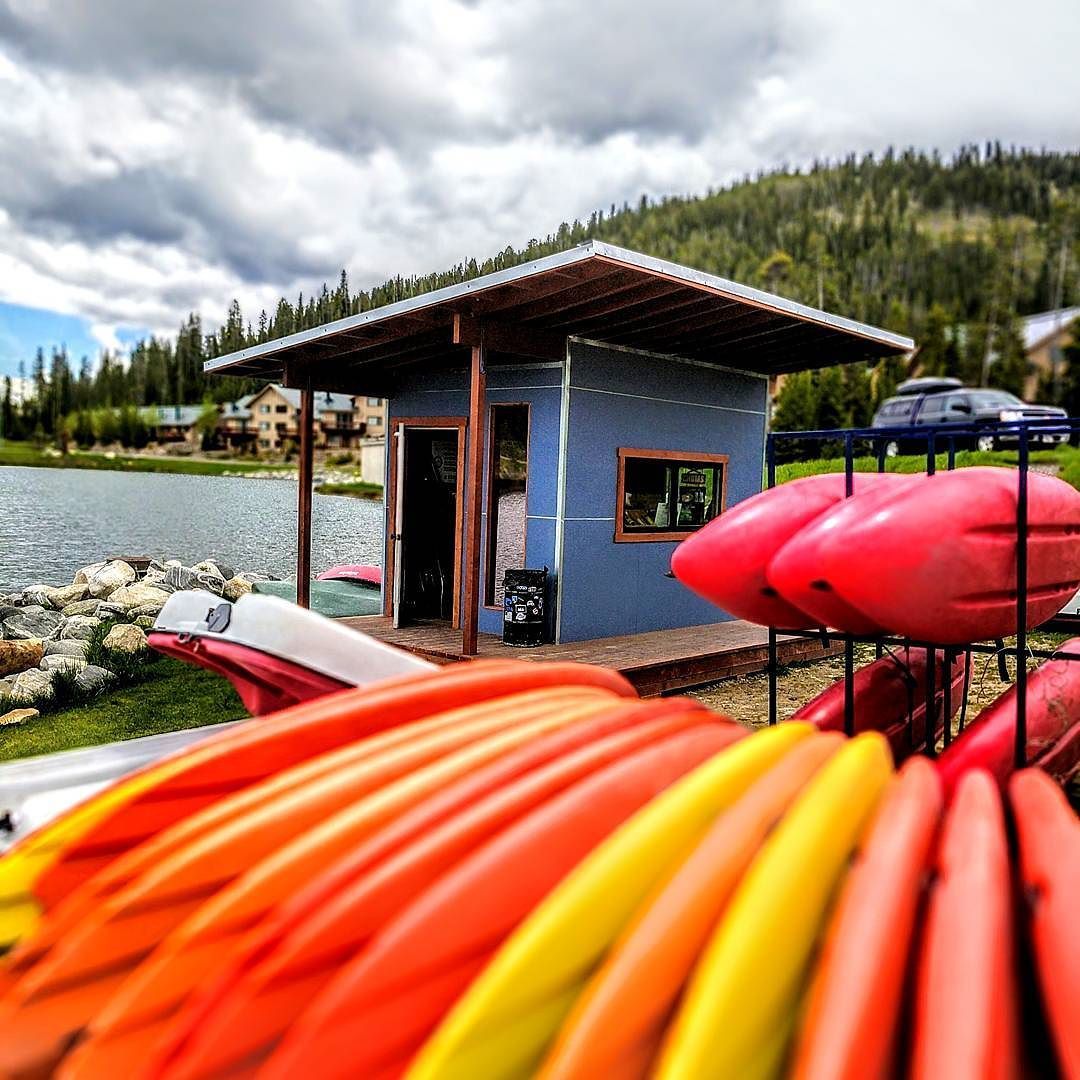 Kayaks at Lake Levinsky