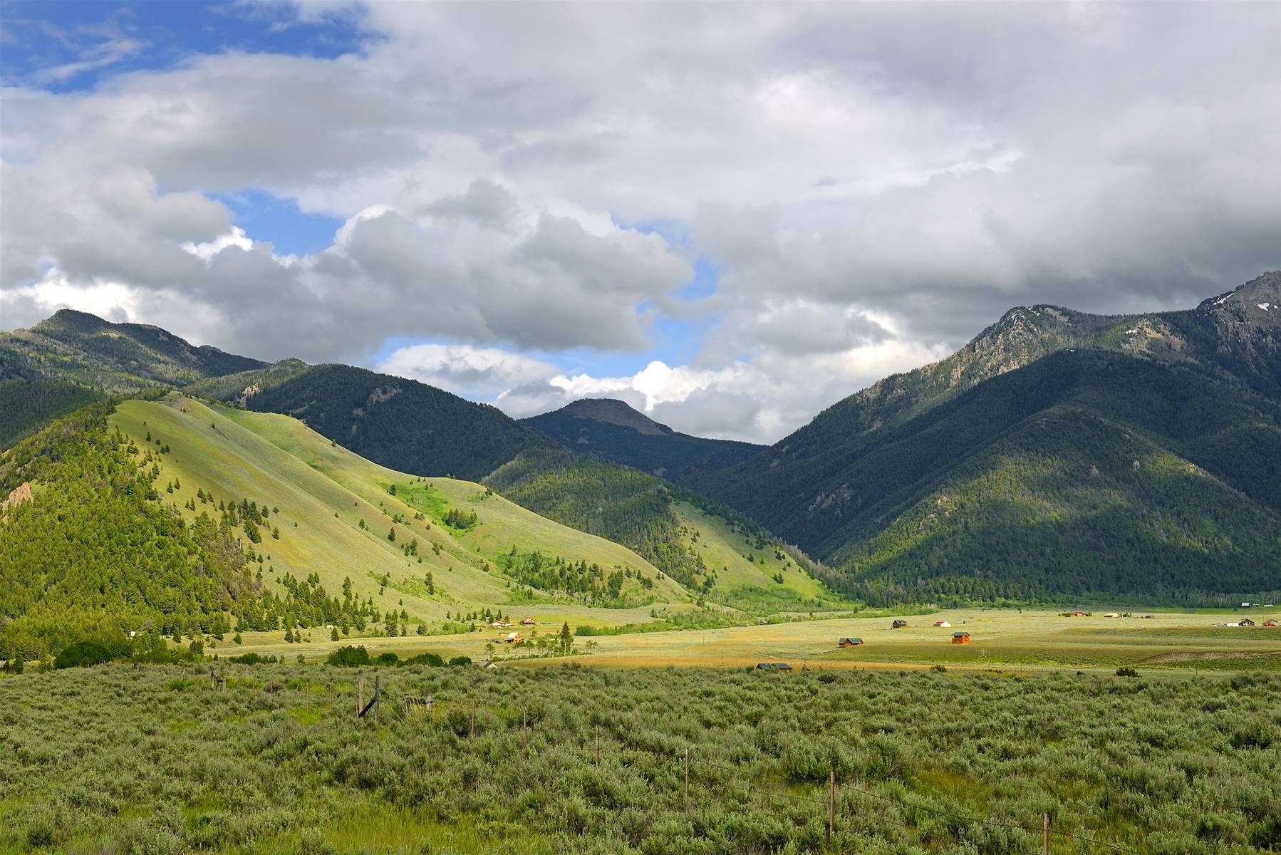 Madison Mountain Range in Summer