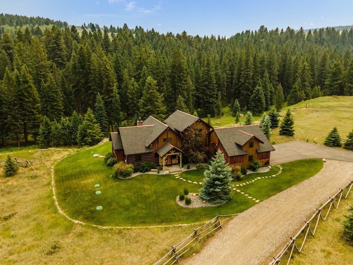 The Wildwood Lodge from Above