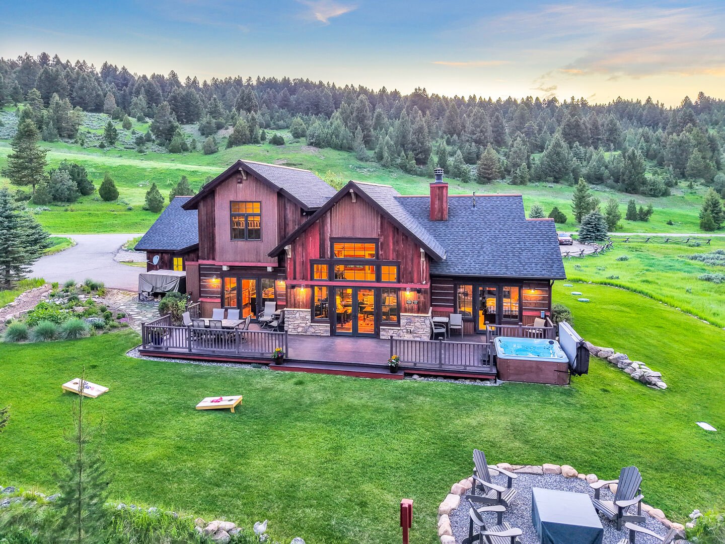 Back of the The Wildwood Lodge