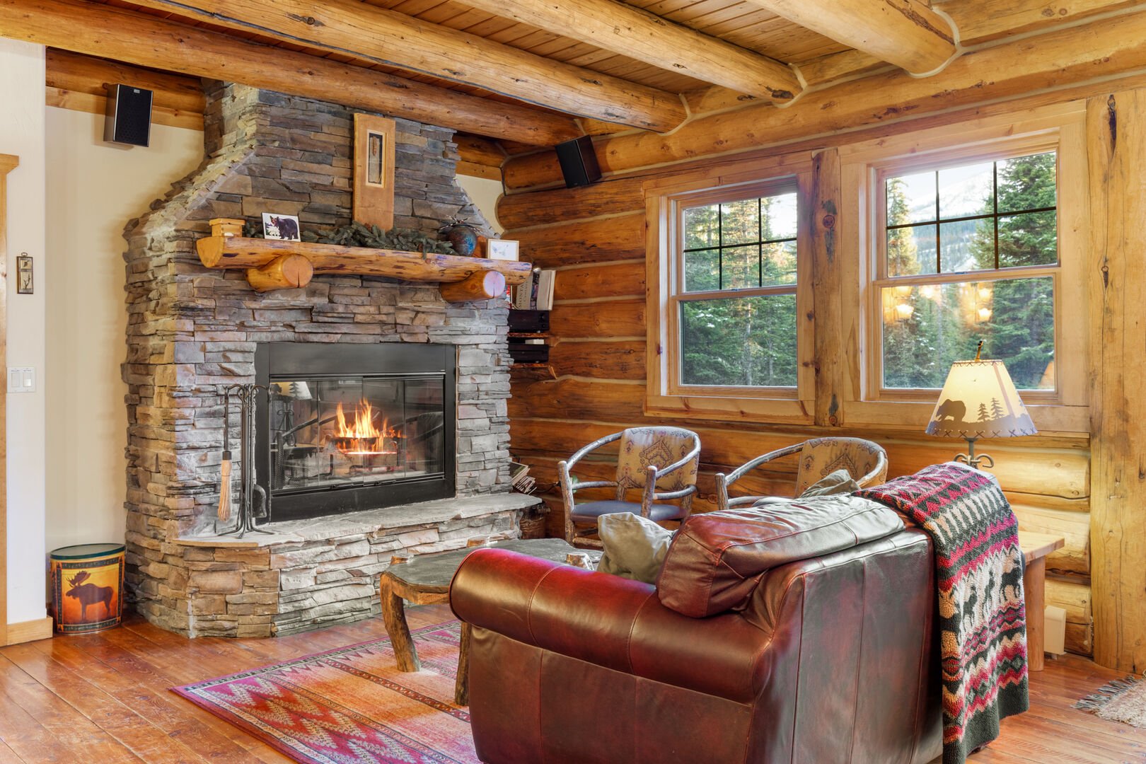 Cozy Fire Place at Big Sky Rental